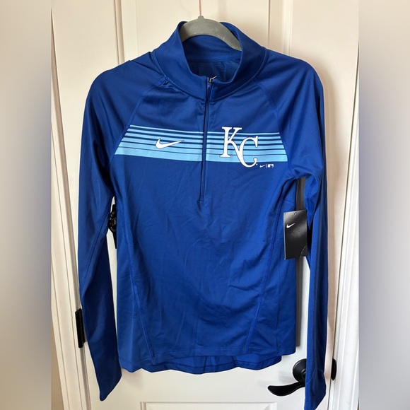 ⚾️💙NWT Nike Kansas City Royals women’s quarter zip size XS ⚾️💙 - Picture 1 of 8